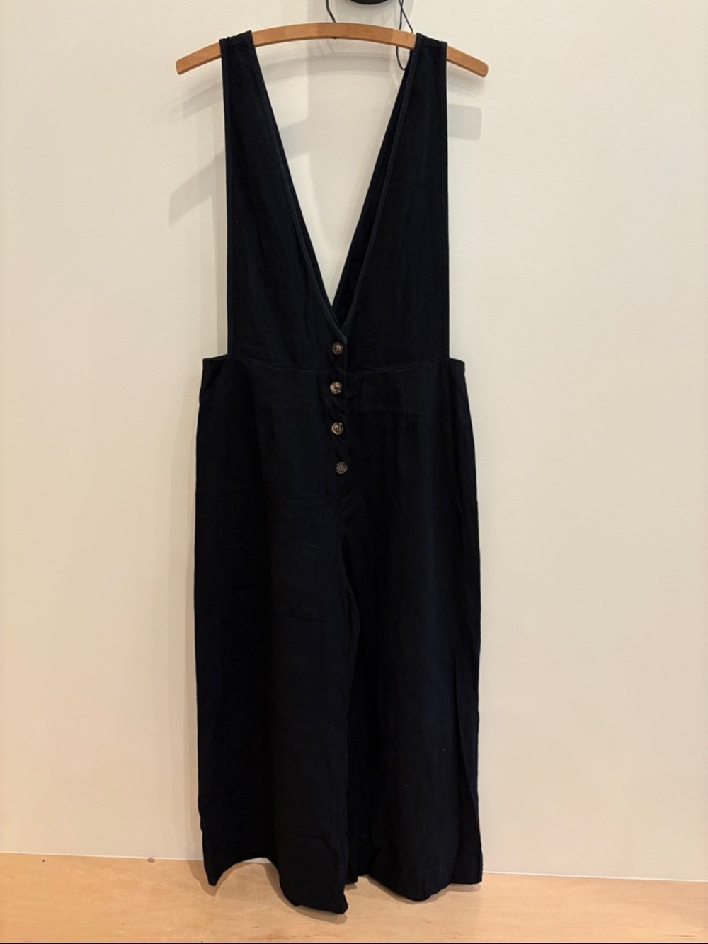 Sienna Sky Black Cotton Jumpsuit